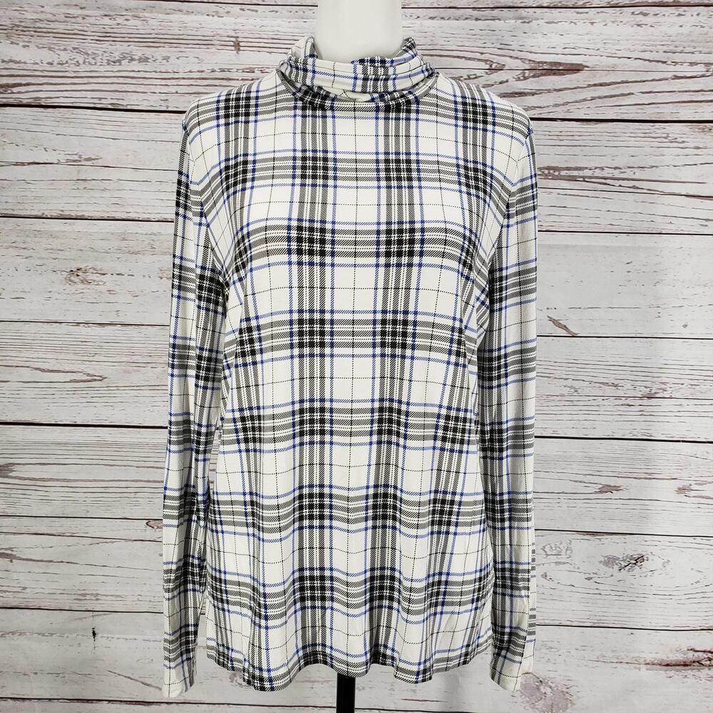 Talbots Women's Thermawarmth Turtle Neck Soft Stretch Top Size Large